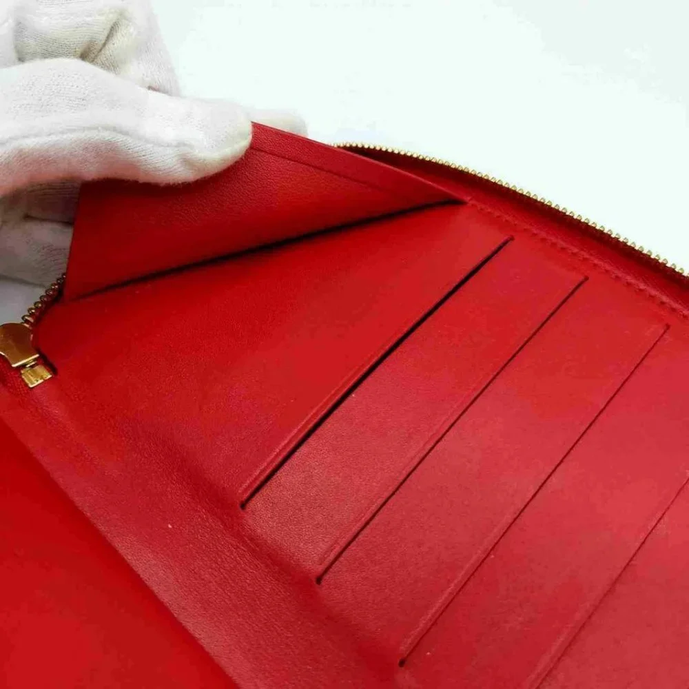 Louis Vuitton Monogram Vernis Red Zippy Organizer